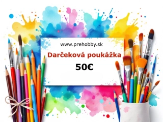 Darčeková poukážka v hodnote 50€